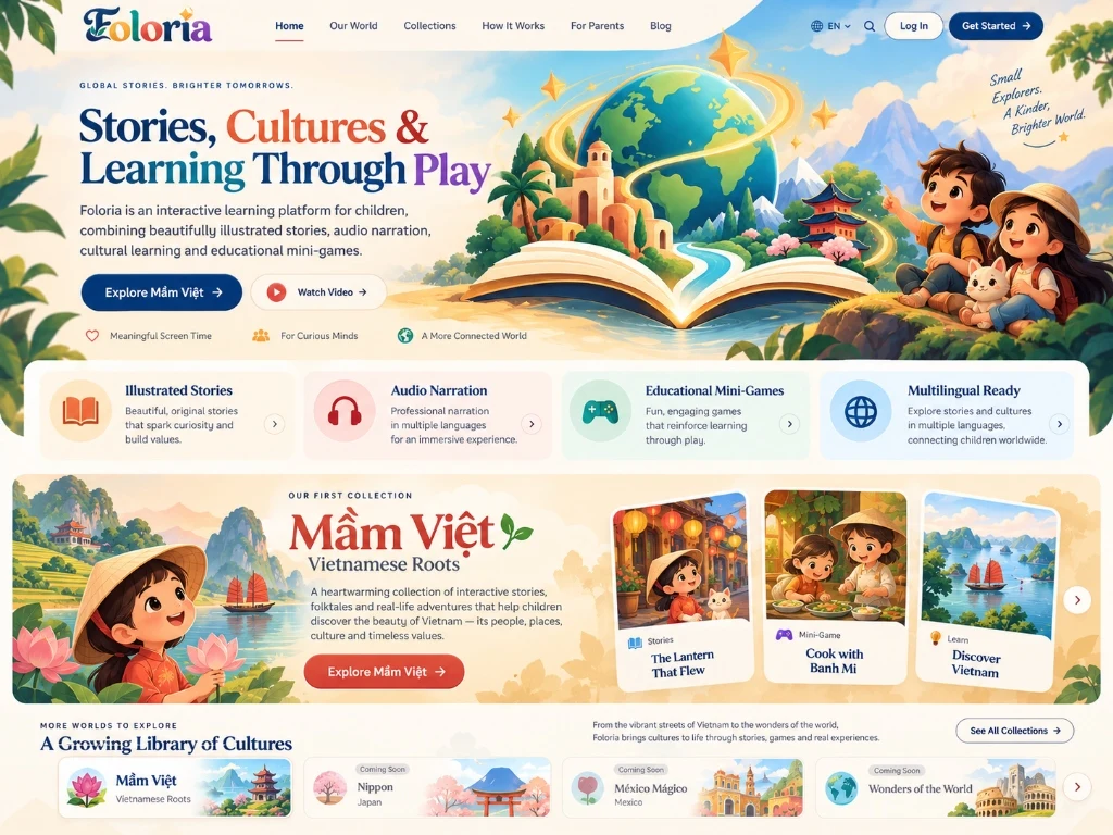 Foloria Product Vision and Concept Scene