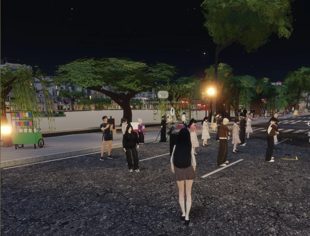 Community Street Gathering and Live Social Space